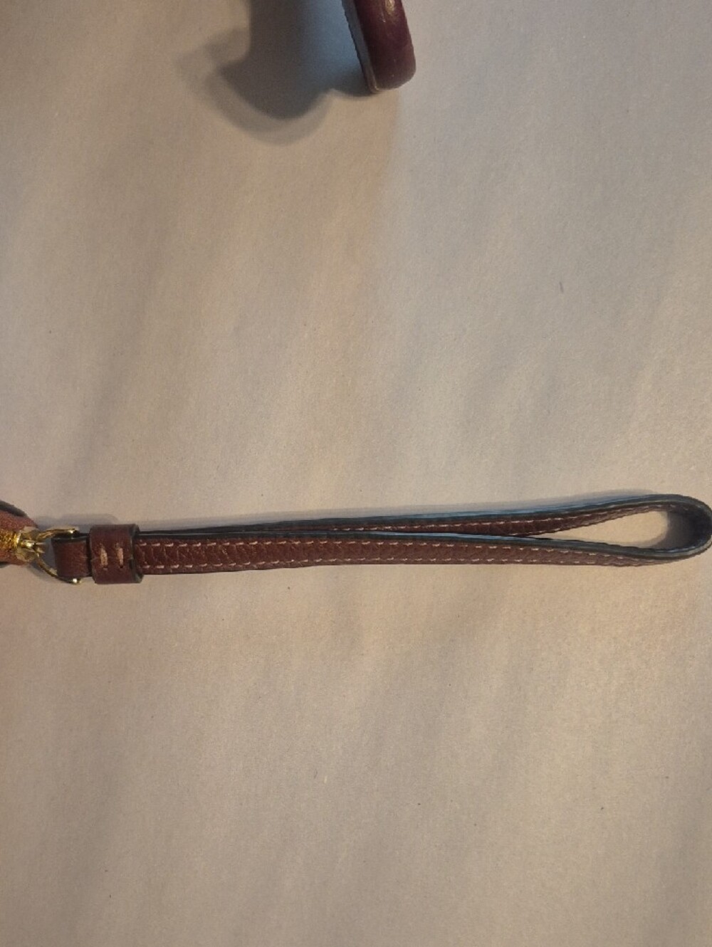 Coach Pebbled Leather Wristlet in Wine Red - Picture 5 of 9